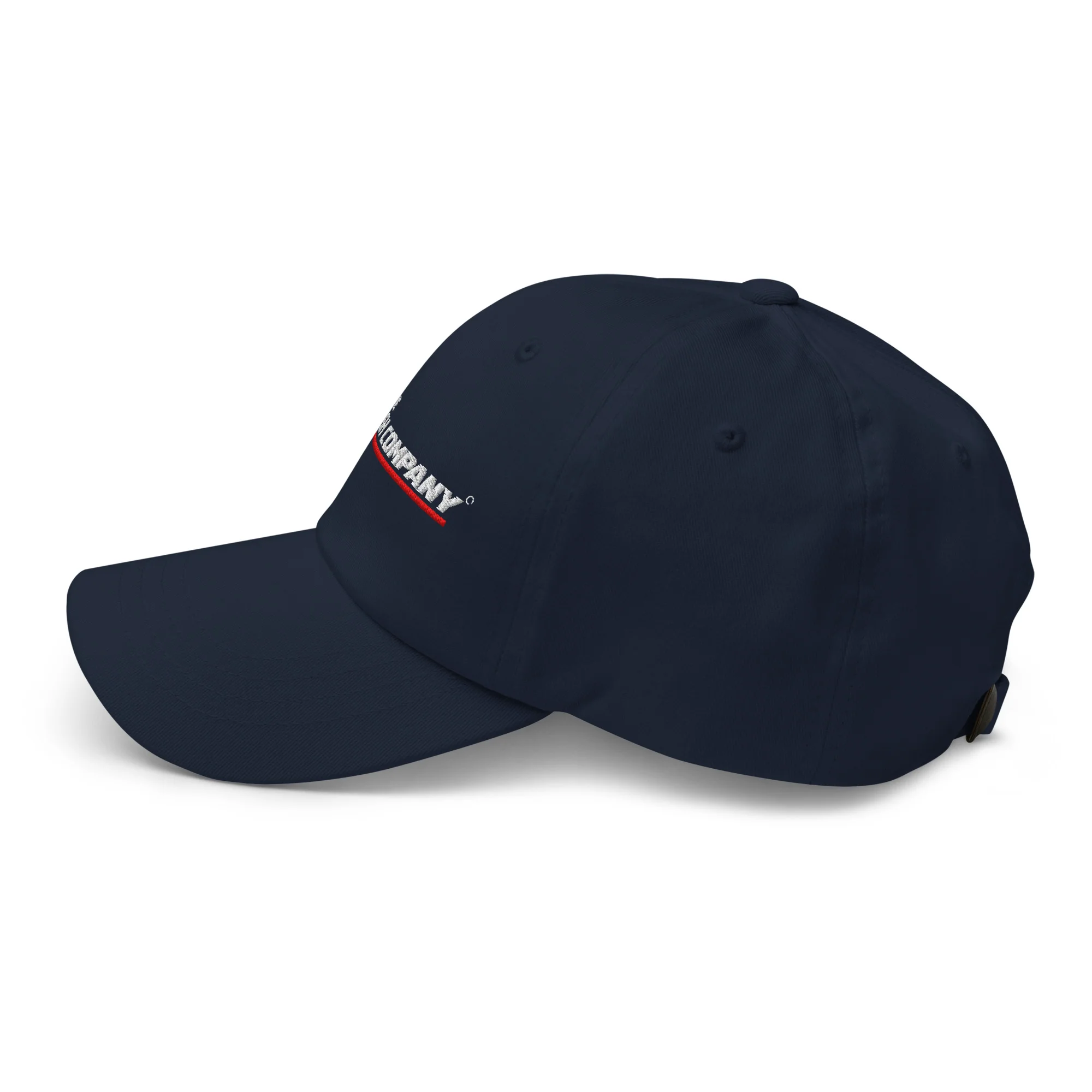 Baseball Cap - Adjustable Buckle - White Logo - Image 11