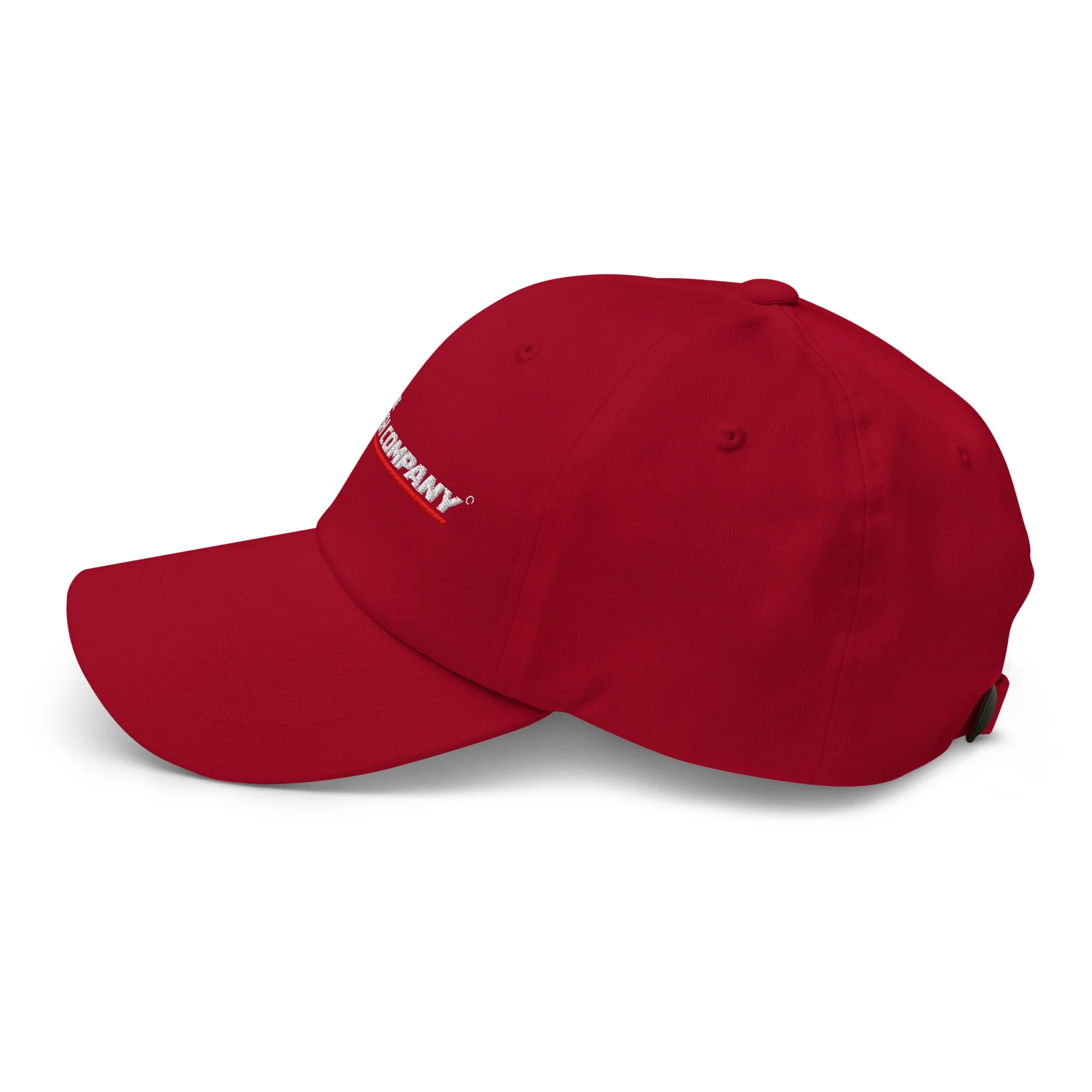 Baseball Cap - Adjustable Buckle - White Logo - Image 17