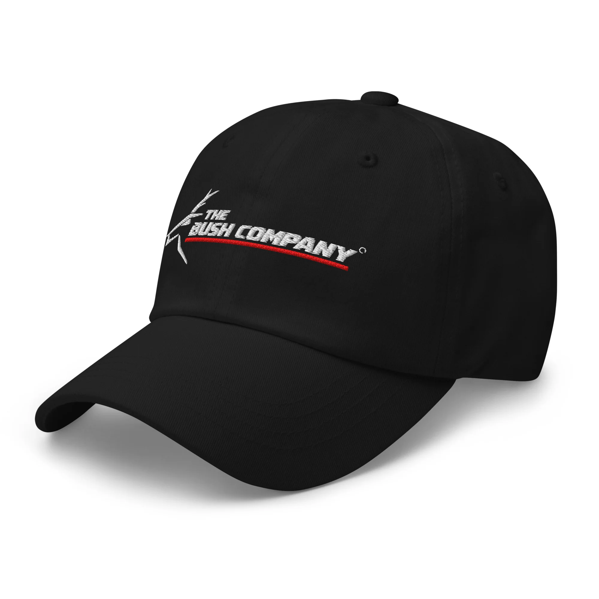 Baseball Cap - Adjustable Buckle - White Logo - Image 3