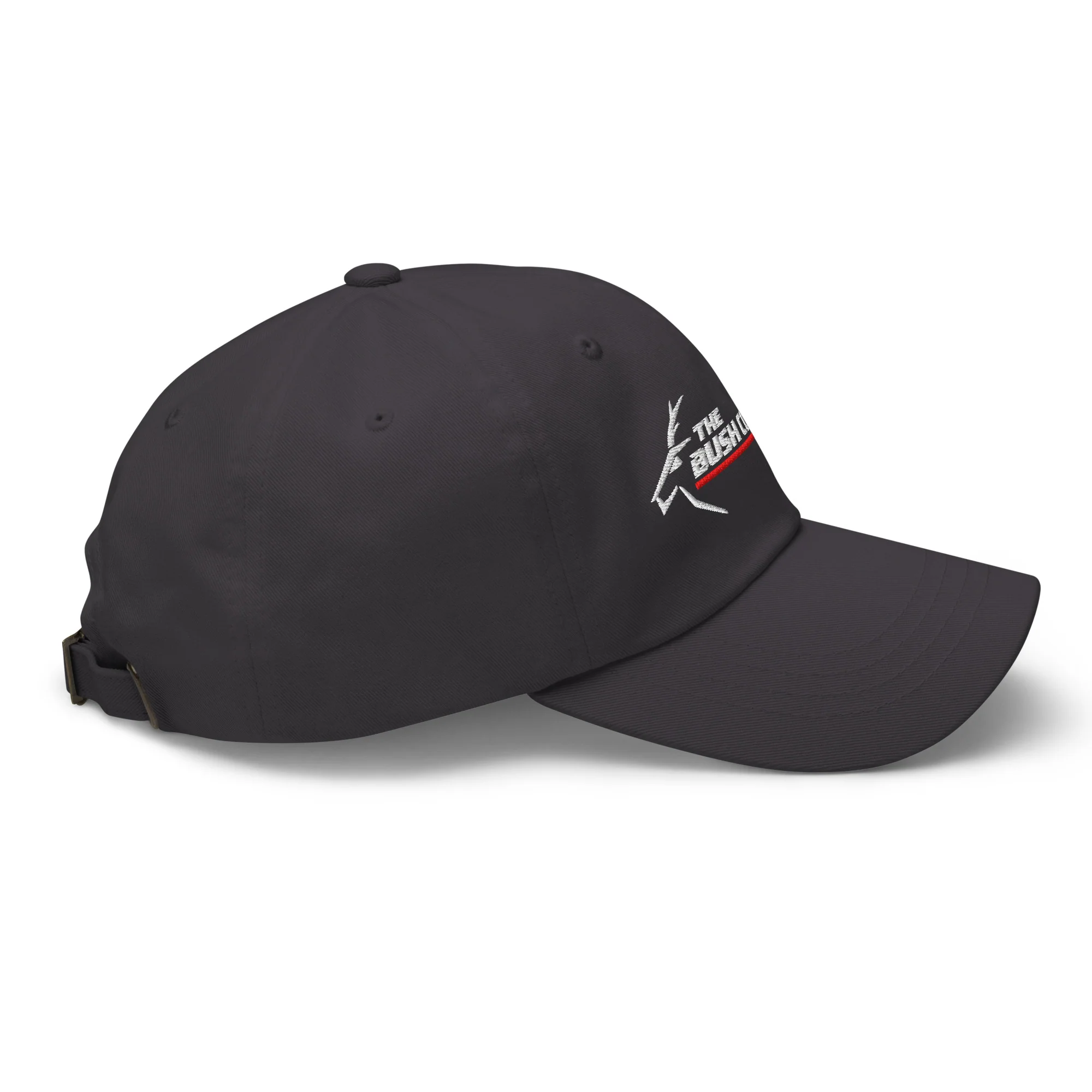 Baseball Cap - Adjustable Buckle - White Logo - Image 30