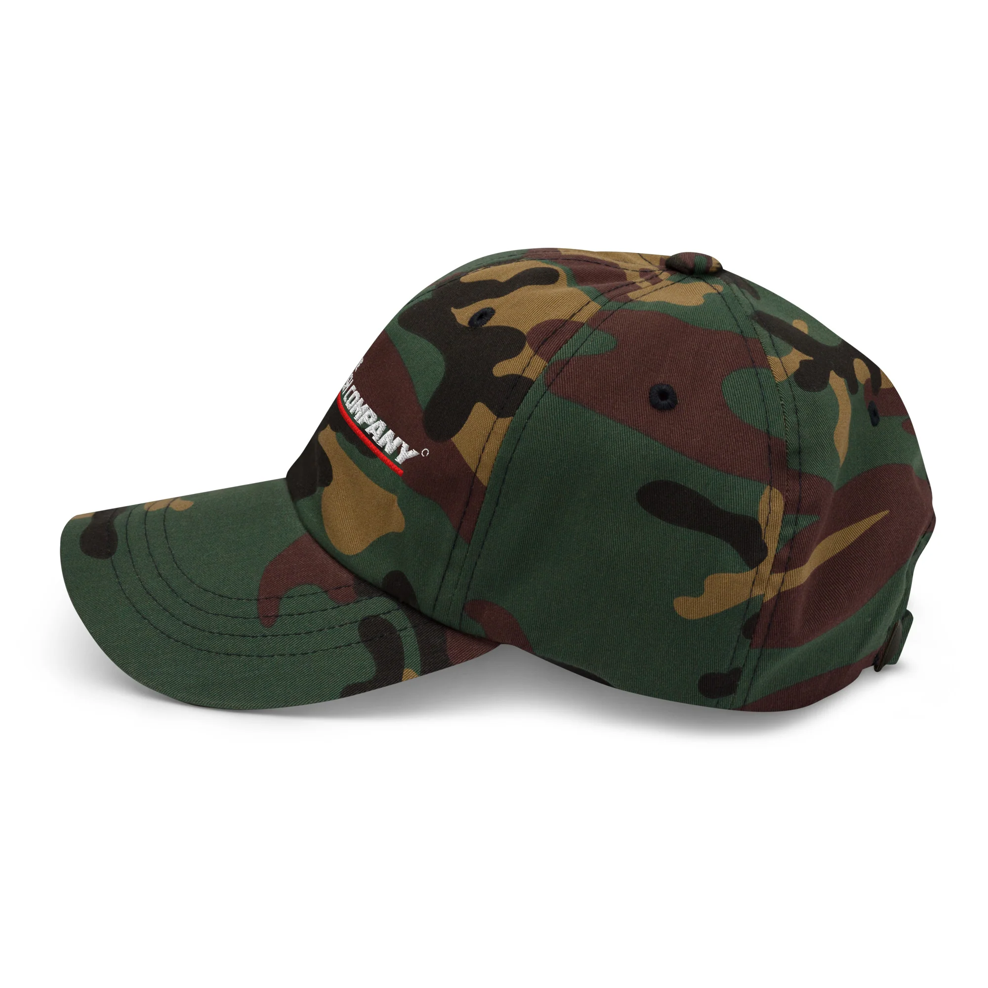 Baseball Cap - Adjustable Buckle - White Logo - Image 35