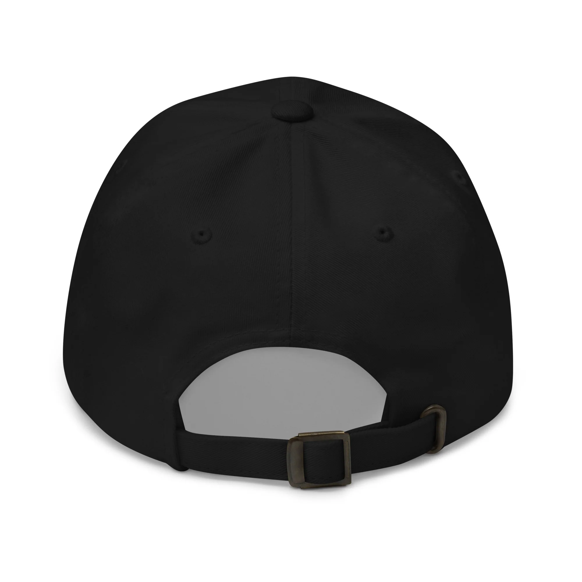 Baseball Cap - Adjustable Buckle - White Logo - Image 4