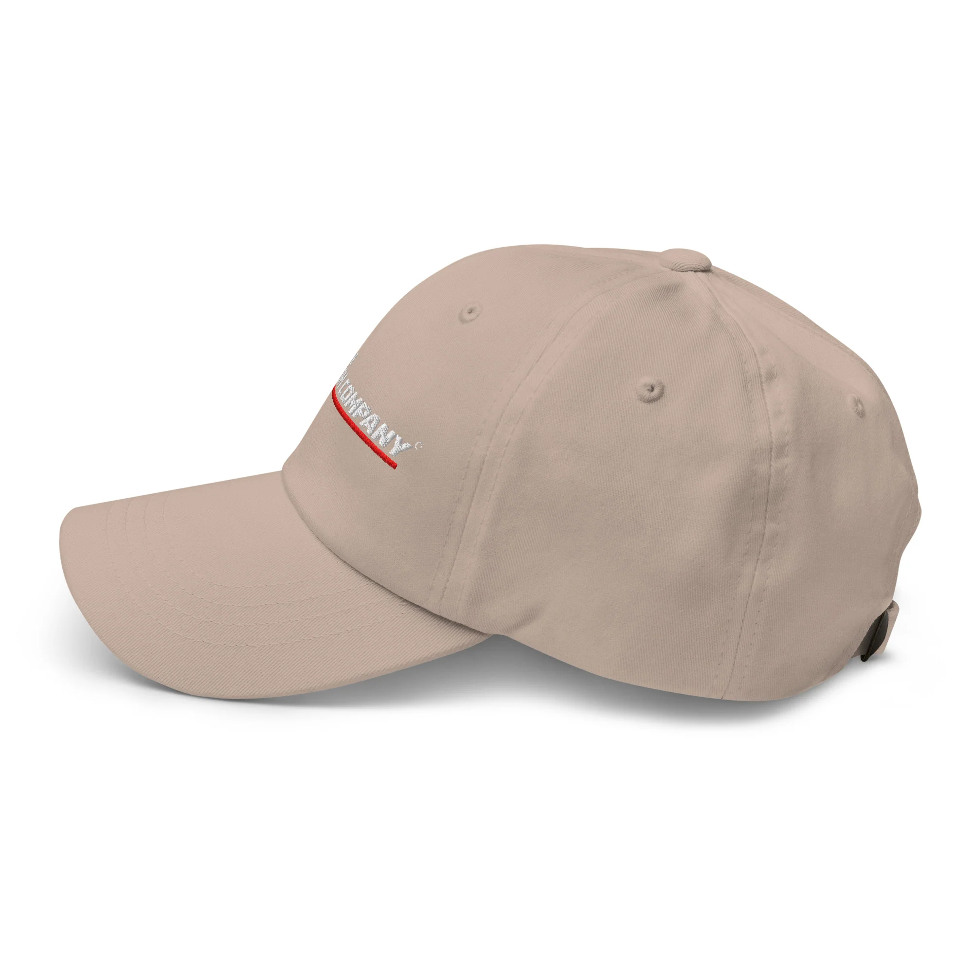 Baseball Cap - Adjustable Buckle - White Logo - Image 47