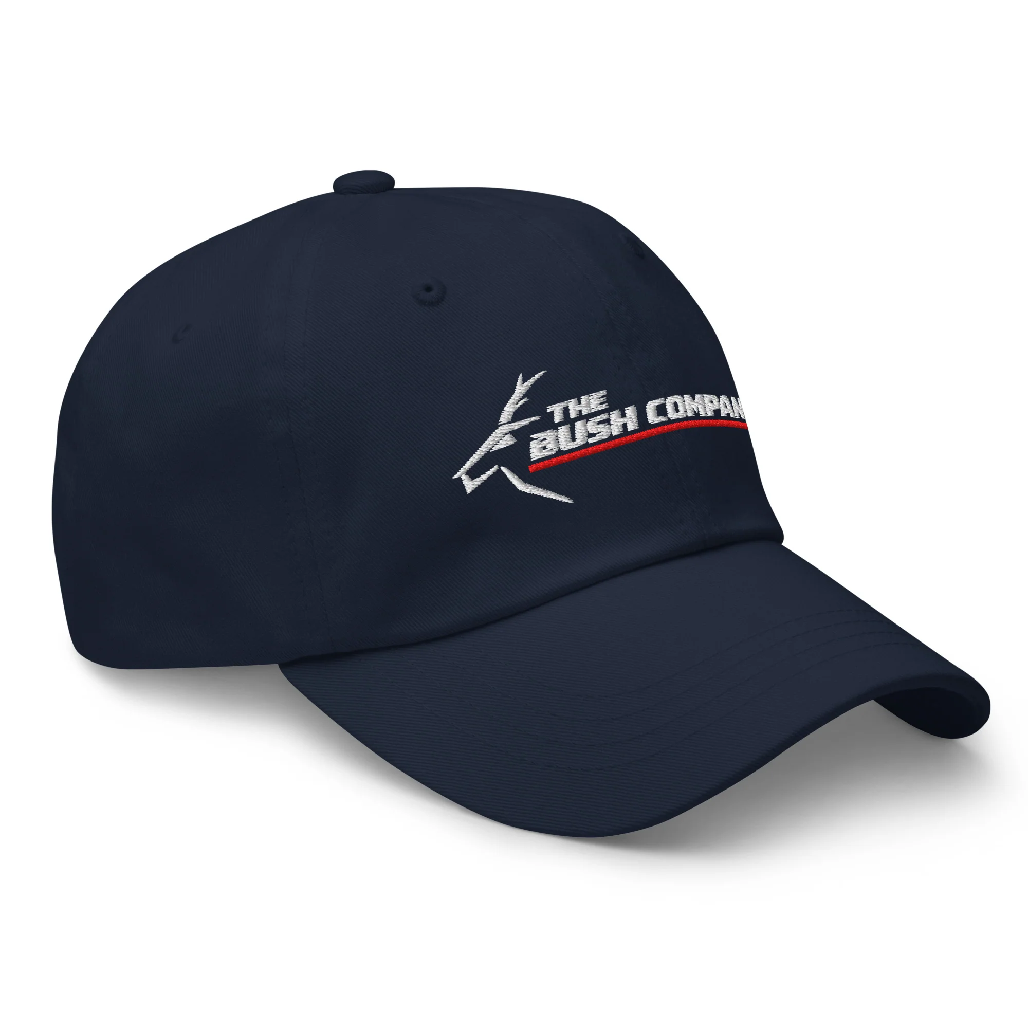 Baseball Cap - Adjustable Buckle - White Logo - Image 8