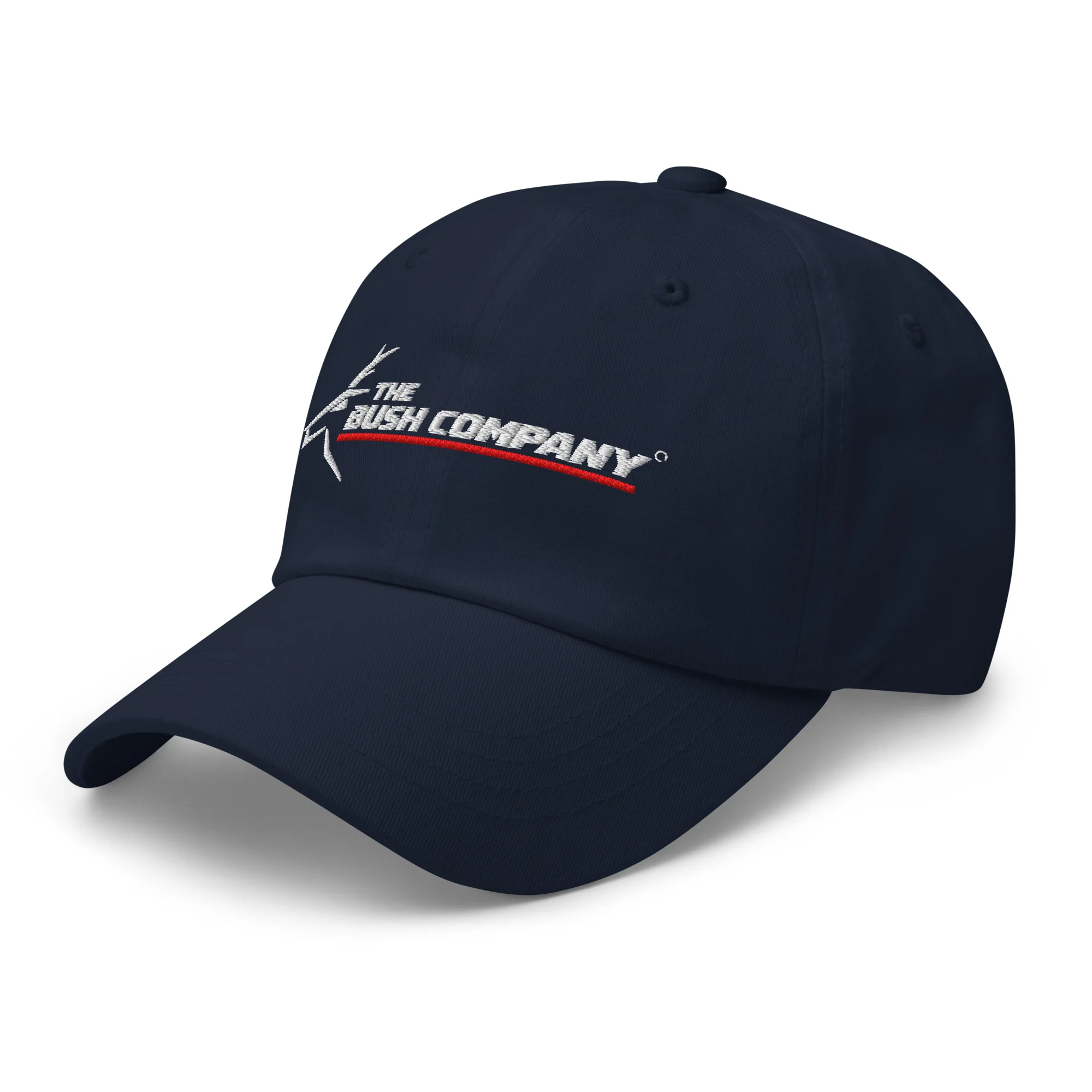 Baseball Cap - Adjustable Buckle - White Logo - Image 9
